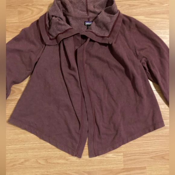 Patagonia Ahnya Wrap Cardigan Sweater Organic Size Medium Women's - Picture 5 of 11